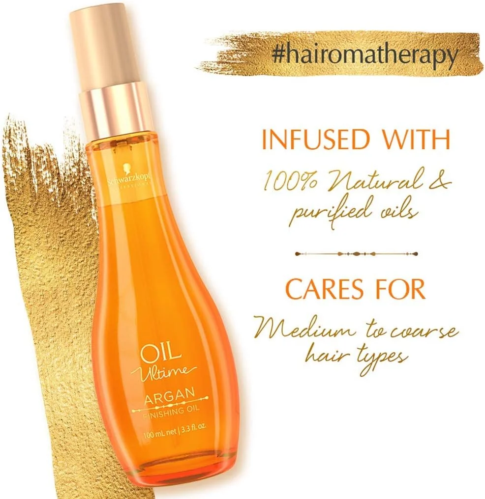 روغن آرگان نهایی شوارتسکف پروفشنال اویل اولتیم | 100 میلی لیتر | برای موهای متوسط تا زبر
