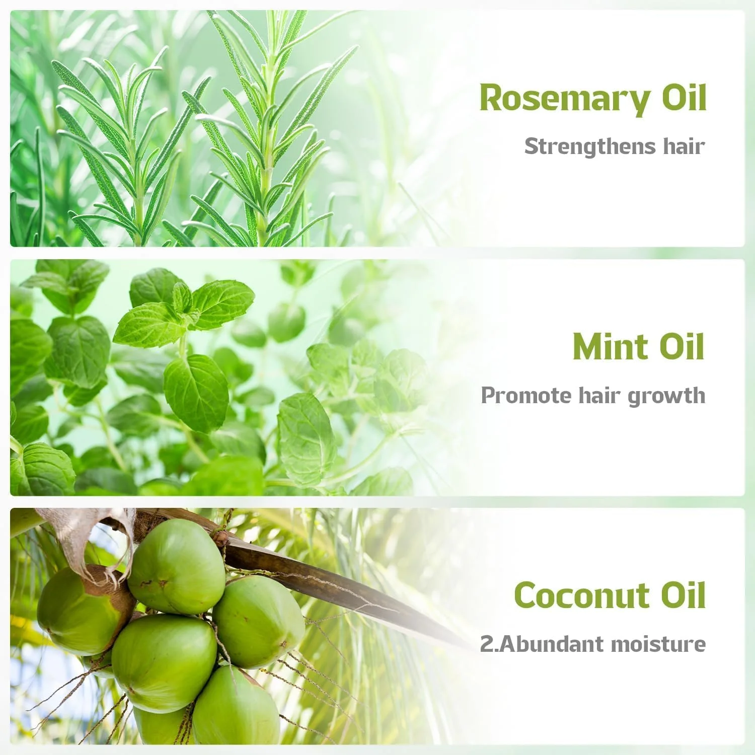 روغن رزماری برای رشد و تقویت مو، سرم نعناع رزماری برای پوست سر آقایان و بانوان، روغن مغذی 60 میلی لیتری برای موهای ضخیم تر، سالم تر و مراقبت از پوست سر