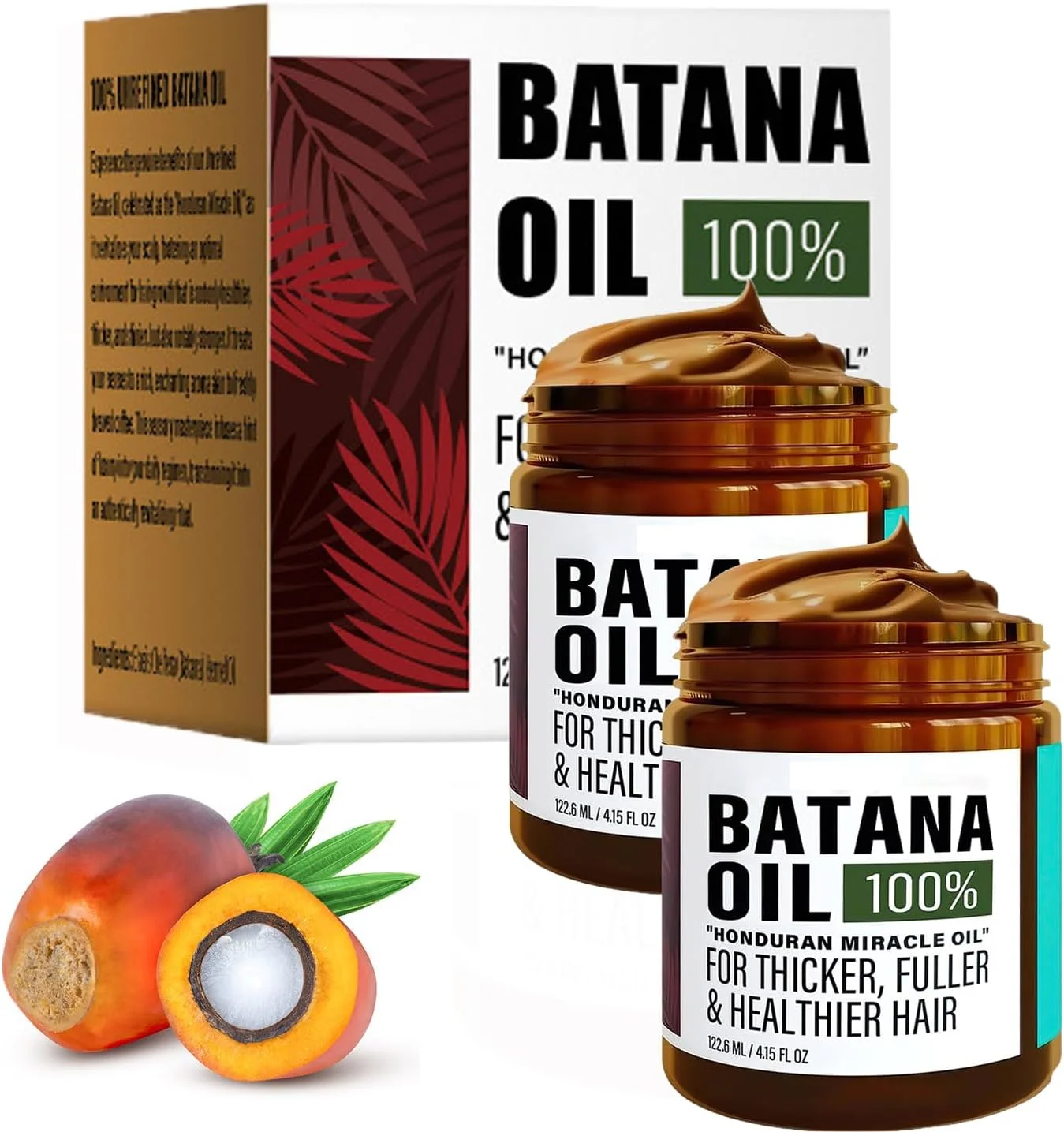 روغن باتانا تصفیه نشده سوپر اوتس برای رشد مو، ماسک موی باتانا ارگانیک و معتبر، روغن طبیعی رشد مو، افزایش ضخامت مو، جلوگیری از ریزش مو برای آقایان و بانوان