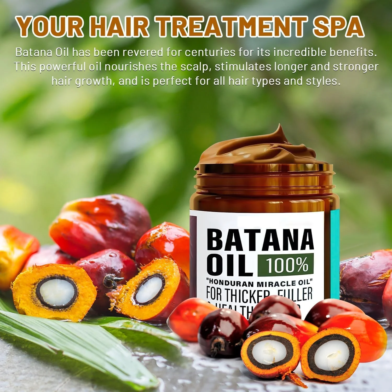 روغن باتانا تصفیه نشده سوپر اوتس برای رشد مو، ماسک موی باتانا ارگانیک و معتبر، روغن طبیعی رشد مو، افزایش ضخامت مو، جلوگیری از ریزش مو برای آقایان و بانوان