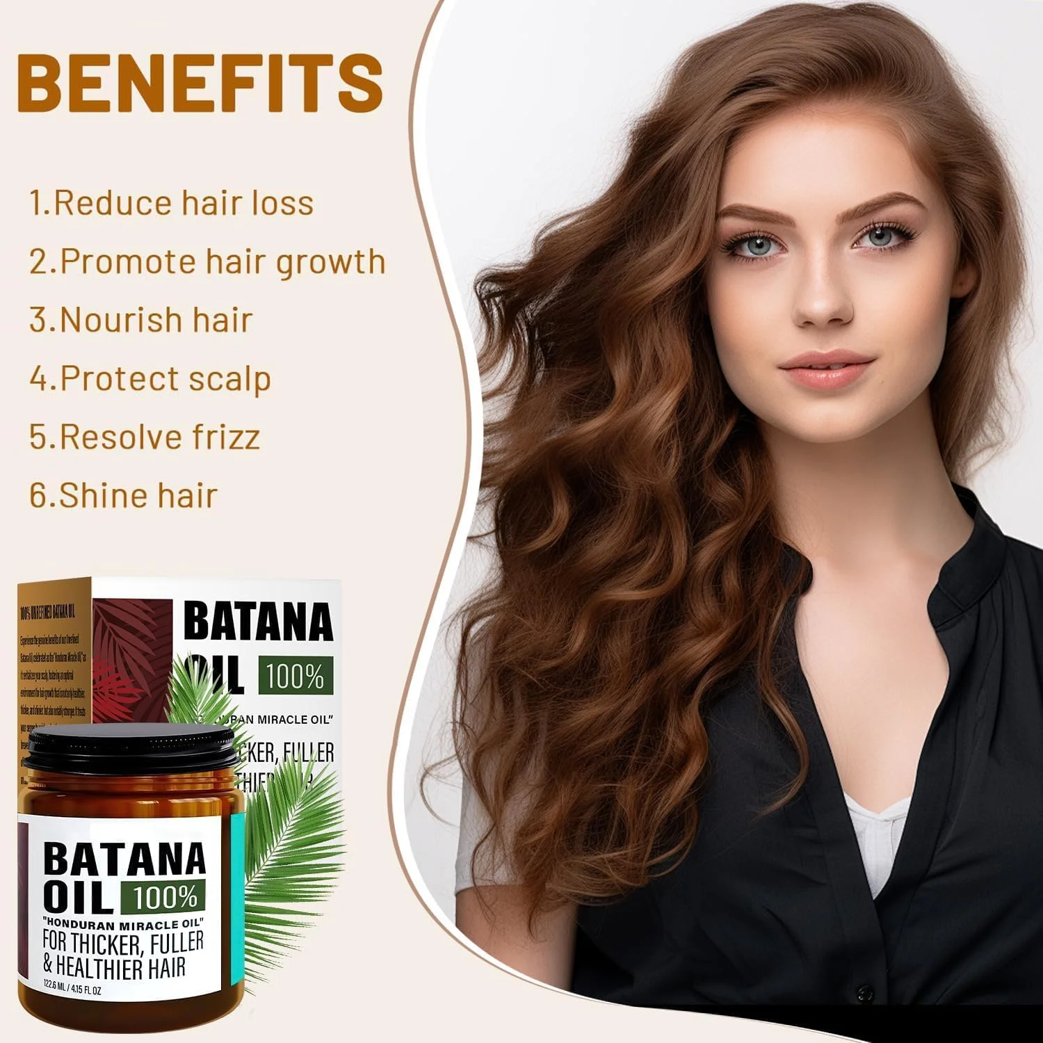 روغن باتانا تصفیه نشده سوپر اوتس برای رشد مو، ماسک موی باتانا ارگانیک و معتبر، روغن طبیعی رشد مو، افزایش ضخامت مو، جلوگیری از ریزش مو برای آقایان و بانوان