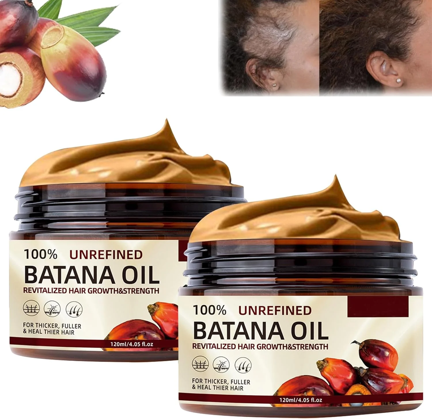 روغن باتانا ارگانیک، درمان مو 2 عددی از هندوراس، موهای آسیب دیده را ترمیم می کند، درخشش را افزایش می دهد، با مواد طبیعی تغذیه و نرم می کند، مناسب برای انواع مو، روغن مو برای استفاده روزانه