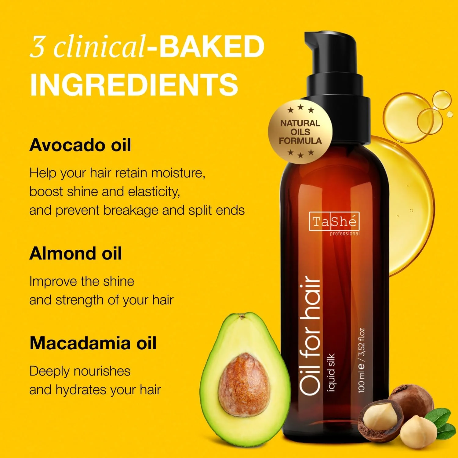 Thermal Protection Hair Oil "LIQUID SILK" | 450 °F / 230 °C Heat Shield | Non-Greasy Smooth & Silky Finish | Nourishes Dry & Colored Hair | Sulfate-Free | 100 ml. Thermal Protection Hair Oil "LIQUID SILK" | 450 °F / 230 °C Heat Shield | Non-Greasy Smooth & Silky Finish | Nourishes Dry & Colored Hair | Sulfate-Free | 100 ml.