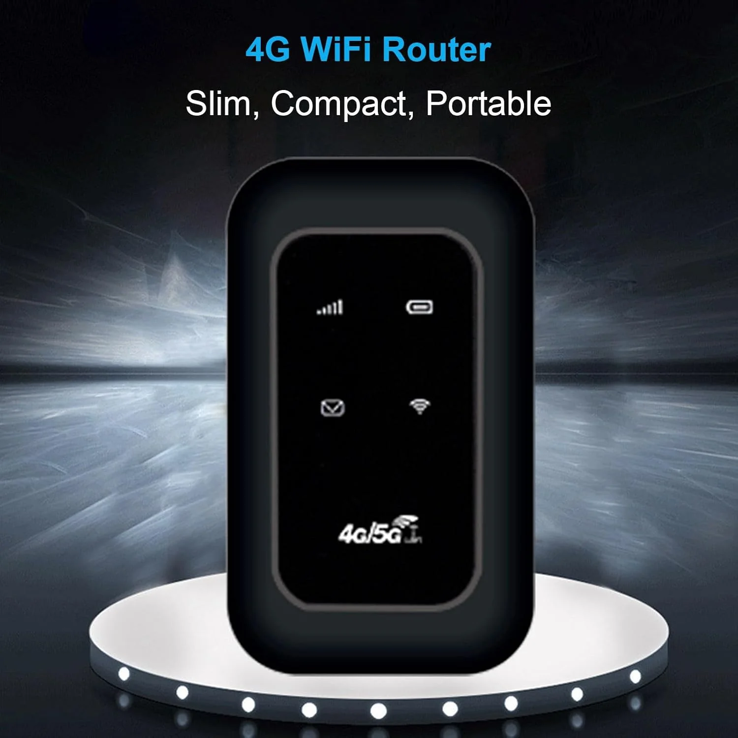 Cryfokt 4G LTE Portable, High Speed 150Mbps 3G 4G 4G LTE Mobile Hotspot with SIM Card Slot for Camping in Asia