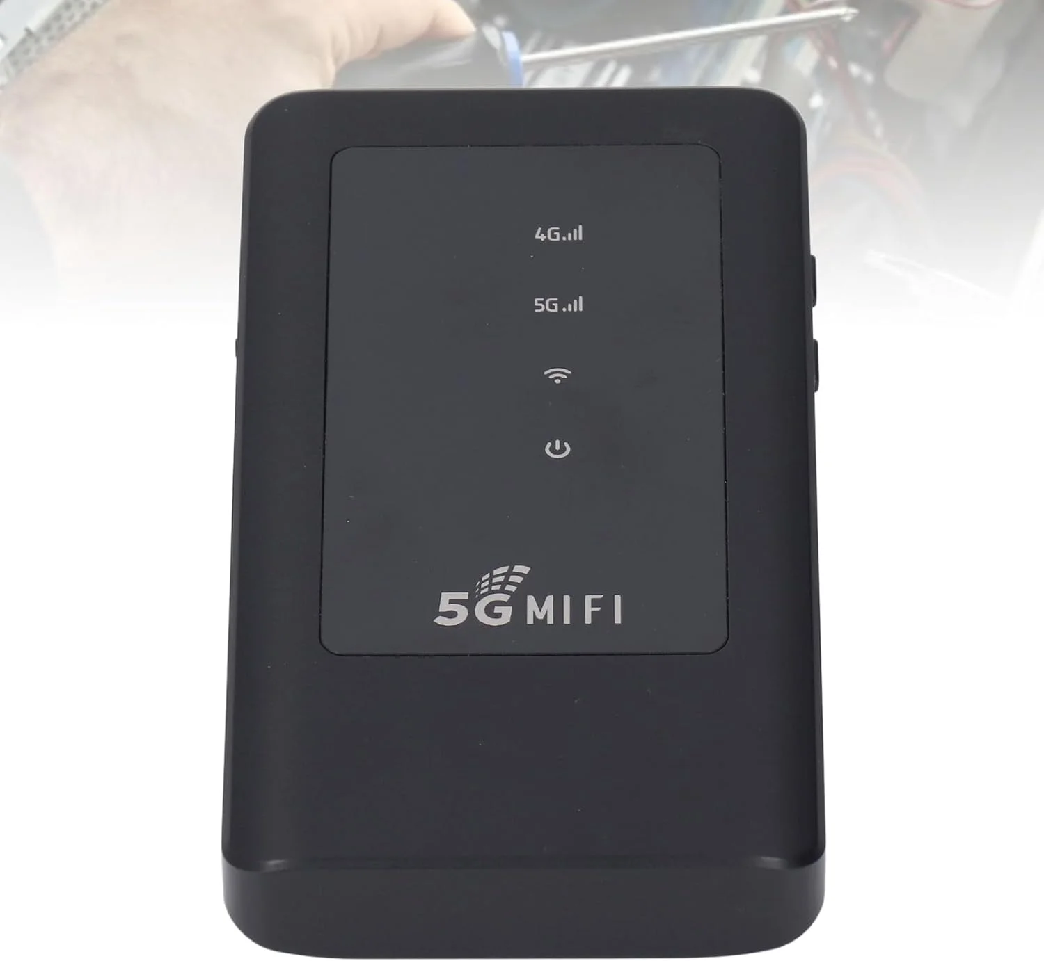 POENVFPO Portable 5G Mobile Hotspot with Long Lasting Battery, Dual Band WiFi6 Fast Charging WiFi Device for Travel [Convenient Wireless Internet Access for Road Trip]