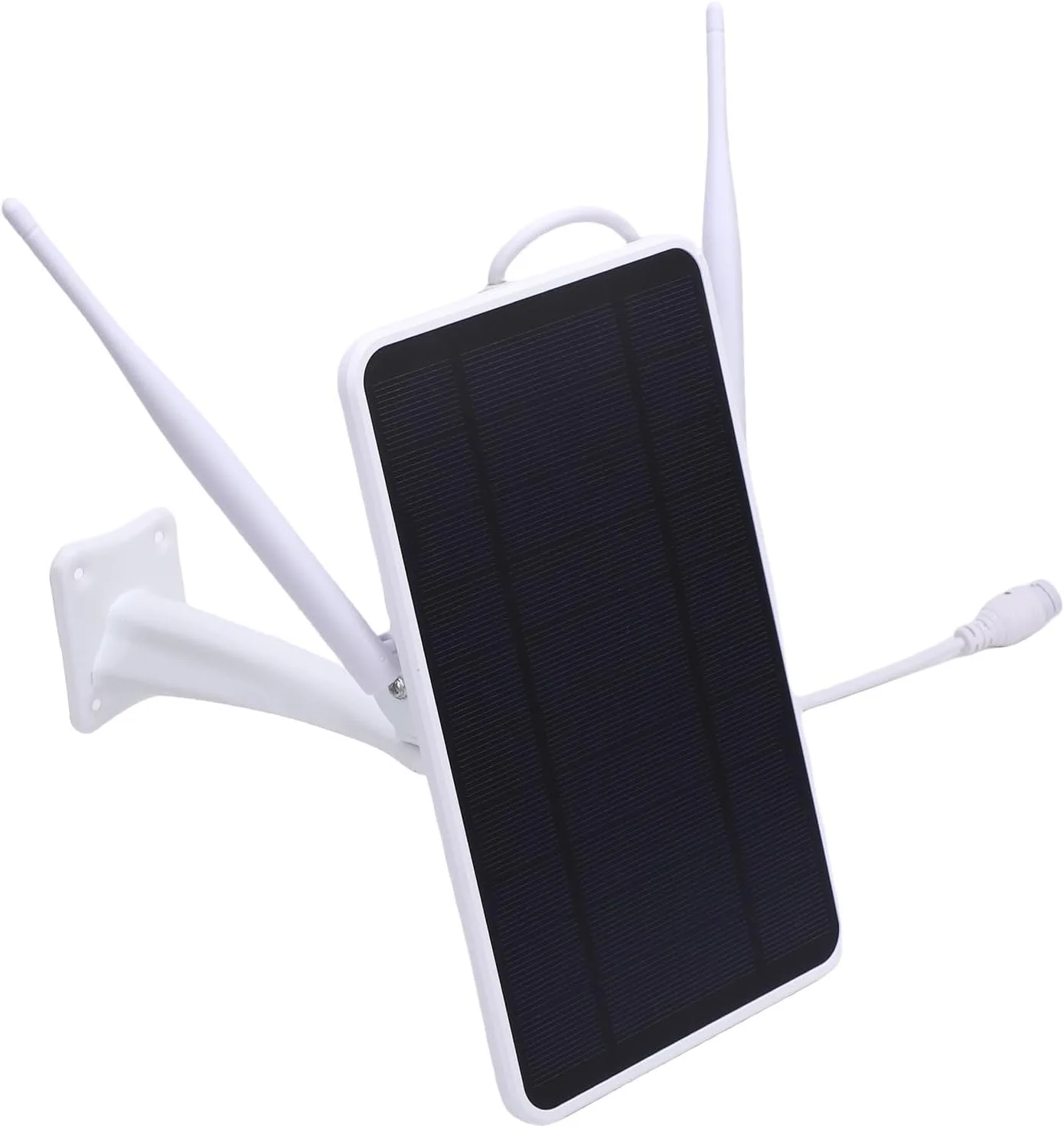 مودم روتر 4G LTE خورشیدی 6 واتی Jiawu، توسعه دهنده WiFi خورشیدی در فضای باز با اسلات سیم کارت، ضد آب IP66، استقامت طولانی مدت 24/7، باتری 12000MAh (نسخه ایالات متحده)