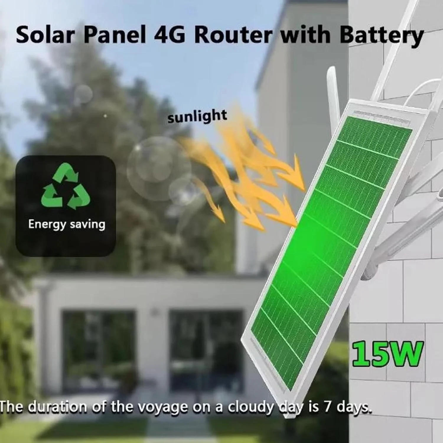مودم روتر خورشیدی 4G LTE جیاوو مناسب فضای باز، با درگاه سیم کارت، باتری داخلی 20800mAh و پنل خورشیدی 15W، اتصال تا 8 دستگاه، طراحی شده برای کمپینگ، RV و فضای باز (نسخه EU) مودم روتر خورشیدی 4G LTE جیاوو مناسب فضای باز، با درگاه سیم کارت، باتری داخلی 20800mAh و پنل خورشیدی 15W، اتصال تا 8 دستگاه، طراحی شده برای کمپینگ، RV و فضای باز (نسخه EU)