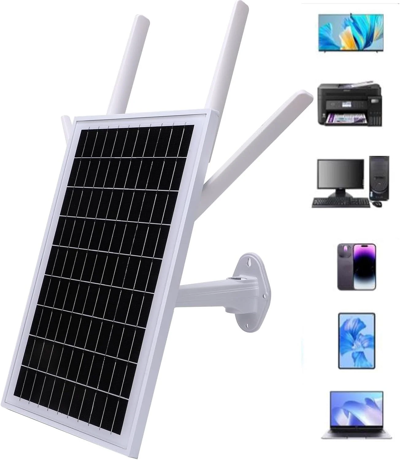 مودم روتر خورشیدی 4G LTE جیاوو مناسب فضای باز، با درگاه سیم کارت، باتری داخلی 20800mAh و پنل خورشیدی 15W، اتصال تا 8 دستگاه، طراحی شده برای کمپینگ، RV و فضای باز (نسخه EU) مودم روتر خورشیدی 4G LTE جیاوو مناسب فضای باز، با درگاه سیم کارت، باتری داخلی 20800mAh و پنل خورشیدی 15W، اتصال تا 8 دستگاه، طراحی شده برای کمپینگ، RV و فضای باز (نسخه EU)