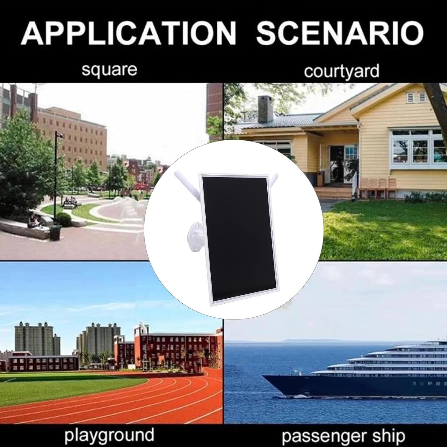 مودم روتر 4G LTE با انرژی خورشیدی 15 واتی، تقویت کننده سیگنال وای فای فضای باز، تکرار کننده خورشیدی، تغذیه شده توسط باتری 24000MAH و پشتیبانی از انرژی خورشیدی یا USB.