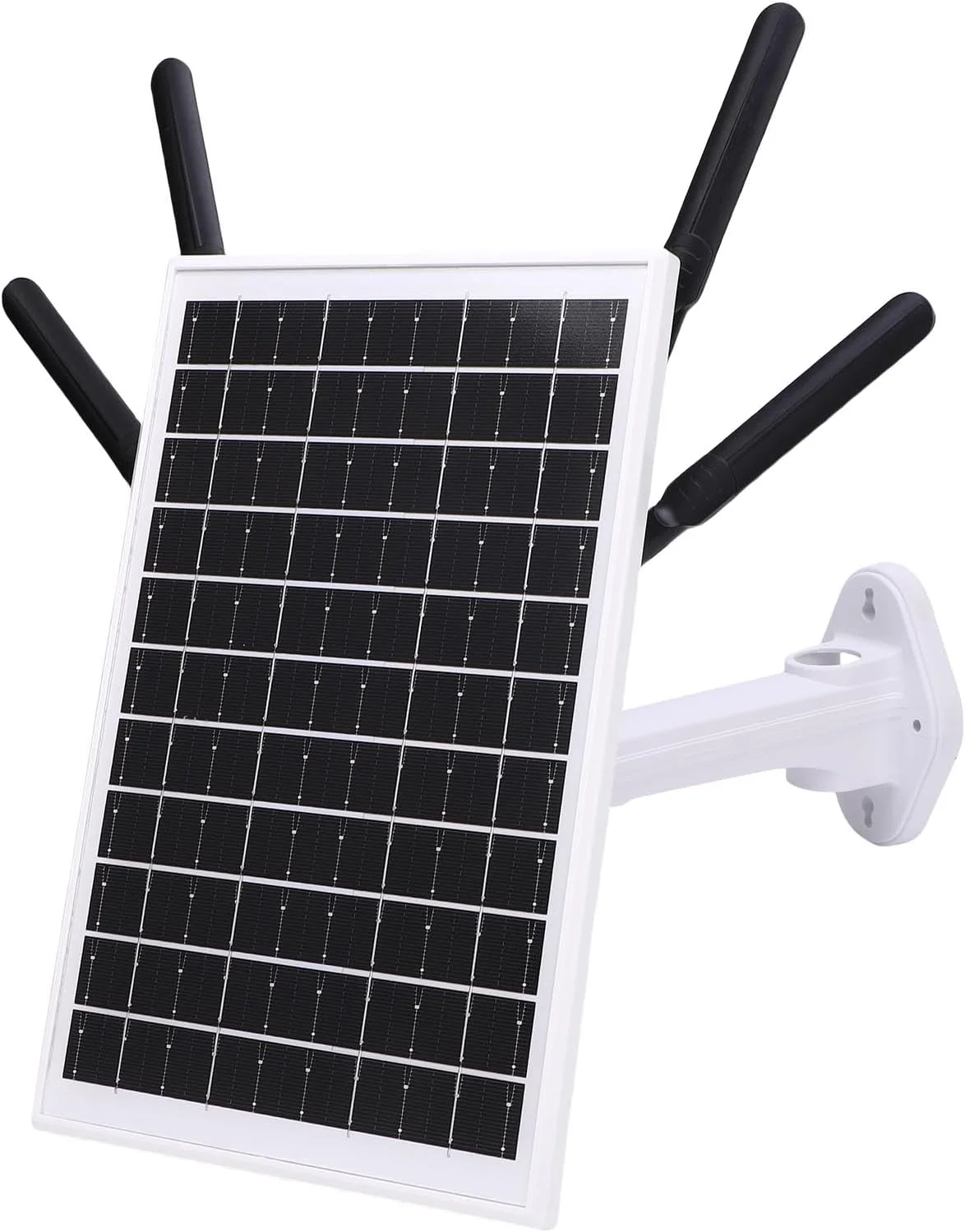 تقویت کننده سیگنال وای فای خورشیدی XUMIUZIY، مودم روتر 4G LTE خورشیدی 300 مگابیت بر ثانیه با باتری 18000 میلی آمپر ساعت برای کمپینگ و خودروهای تفریحی (آنتن های مشکی) تقویت کننده سیگنال وای فای خورشیدی XUMIUZIY، مودم روتر 4G LTE خورشیدی 300 مگابیت بر ثانیه با باتری 18000 میلی آمپر ساعت برای کمپینگ و خودروهای تفریحی (آنتن های مشکی)