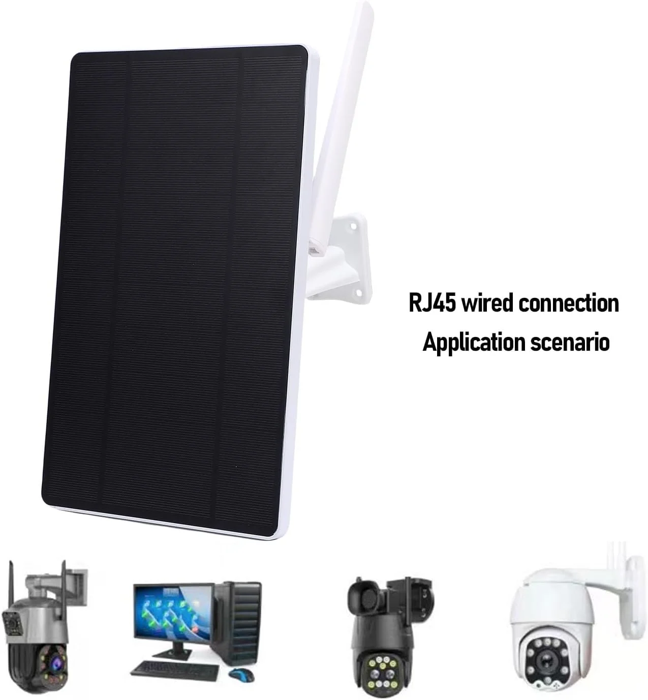 مودم روتر 4G LTE با انرژی خورشیدی 10 واتی، تقویت کننده سیگنال توسعه دهنده وای فای در فضای باز، ضد آب IP66 با عمر طولانی 4G (ایالات متحده)