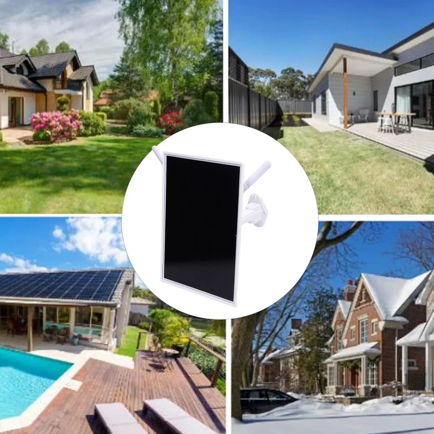 مودم روتر 4G LTE با انرژی خورشیدی 15 واتی، روتر وای فای قابل حمل فضای باز با باتری 24000 میلی آمپر ساعتی و پشتیبانی از وای فای 2.4G، برای تلفن هوشمند، تبلت، دوربین، لپ تاپ، RV