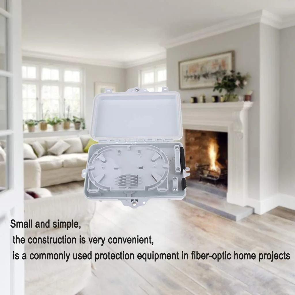 جعبه ترمینال فیبر نوری 6 هسته ای FTTH، پنل اتصال/توزیع فیبر دیواری بیرونی