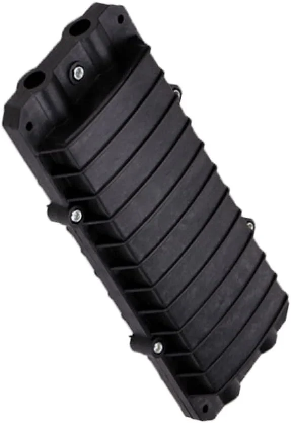 جعبه اتصال فیبر نوری، محفظه اتصال کابل فیبر نوری 2 ورودی 2 خروجی 12 هسته ای برای داخل و خارج ساختمان، جعبه اتصال کابل فیبر