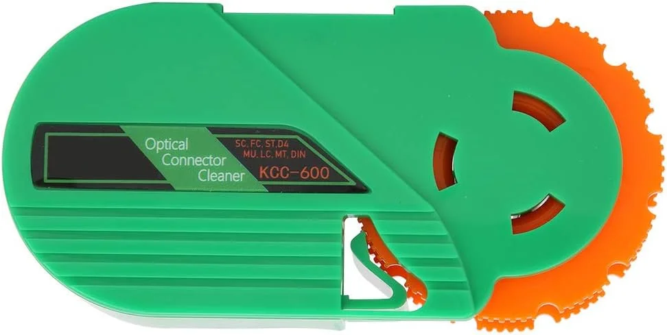 جعبه تمیز کننده فیبر نوری، ابزار تمیز کننده کانکتور نوری تک حالته و چند حالته برای تمیز کردن فرول های کانکتور فیبر نوری FC/SC/LC/ST/MU/D4/DIN