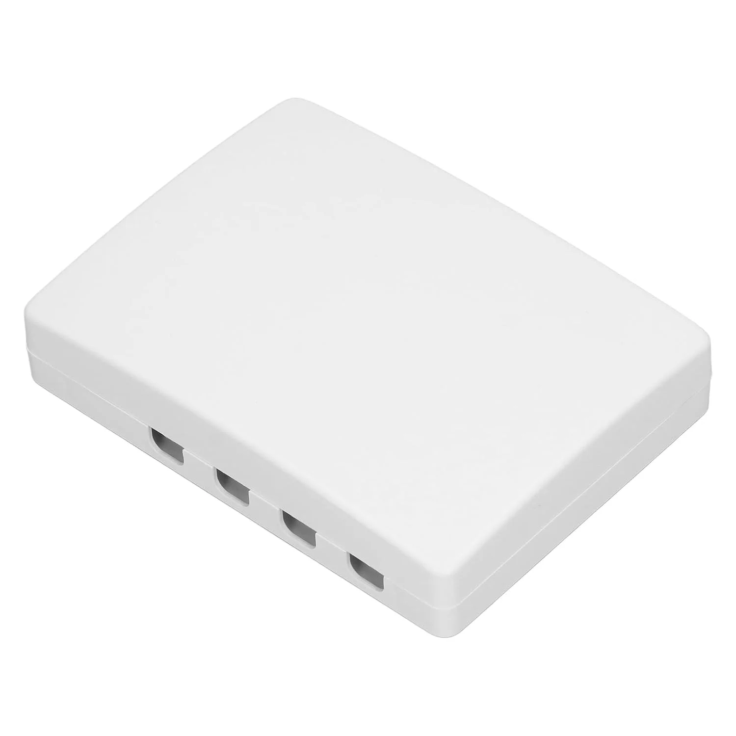 جعبه توزیع فیبر نوری، جنس مرغوب، دارای صفحه چرخشی در وسط، ضد گرد و غبار، سطح صاف، دارای پیچ های نصب، مناسب برای FTTH