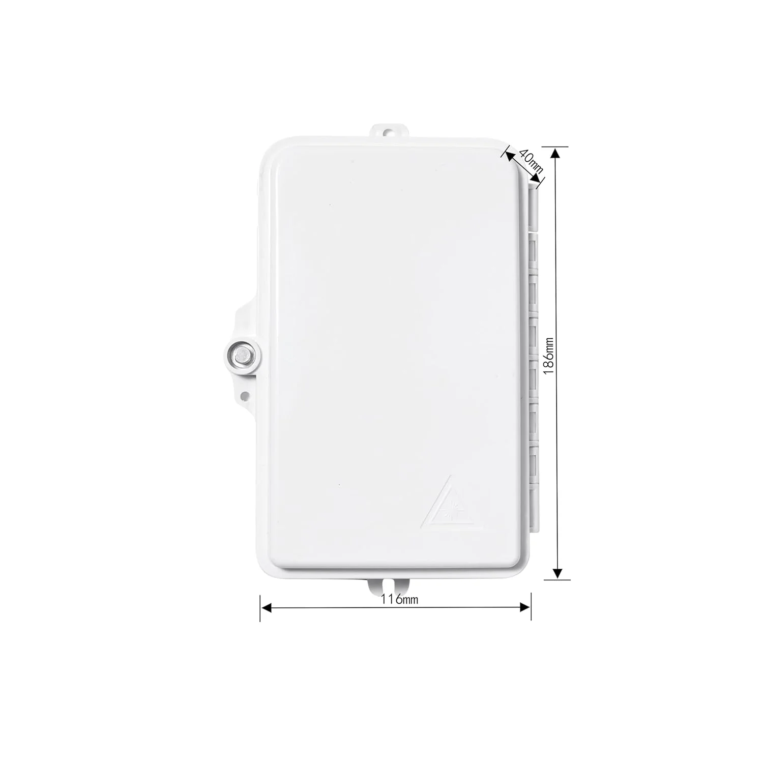 جعبه تقسیم فیبر نوری 4 هسته ای، جعبه ترمینال فیبر نوری (SC UPC)، قابل نصب روی دیوار