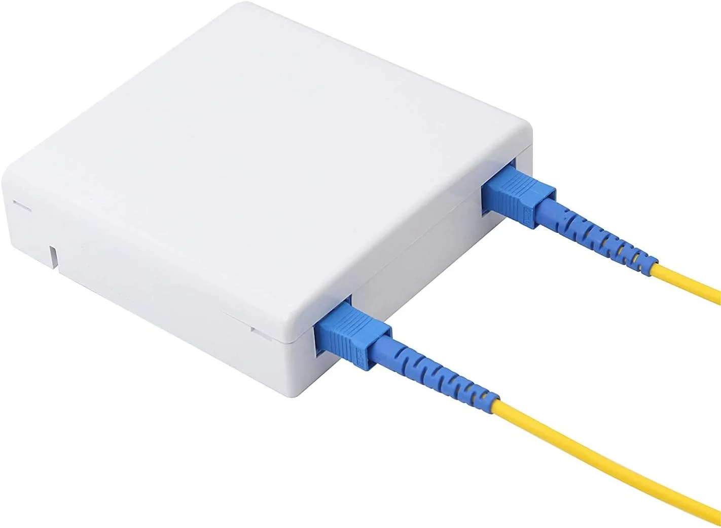 جعبه اتصال فیبر نوری ضد آب پلاستیکی ABS نوع SC دو پورت DKURVE