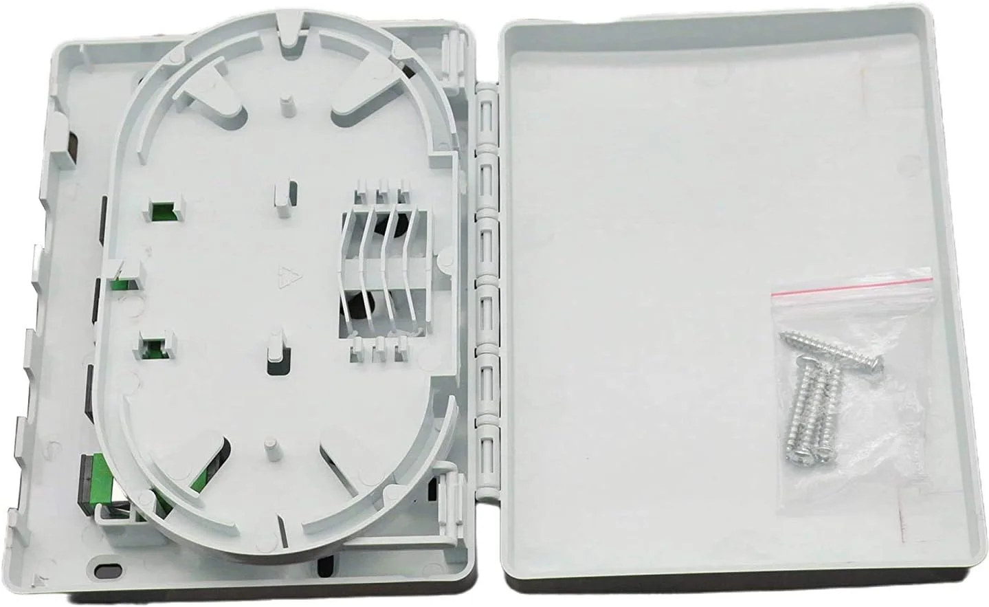 جعبه اتصال فیبر نوری DKURVE، جعبه پنل فیبر 4 پورت، آداپتورهای FC LC برای FTTH، FTTO، FTTD جعبه اتصال فیبر نوری DKURVE، جعبه پنل فیبر 4 پورت، آداپتورهای FC LC برای FTTH، FTTO، FTTD