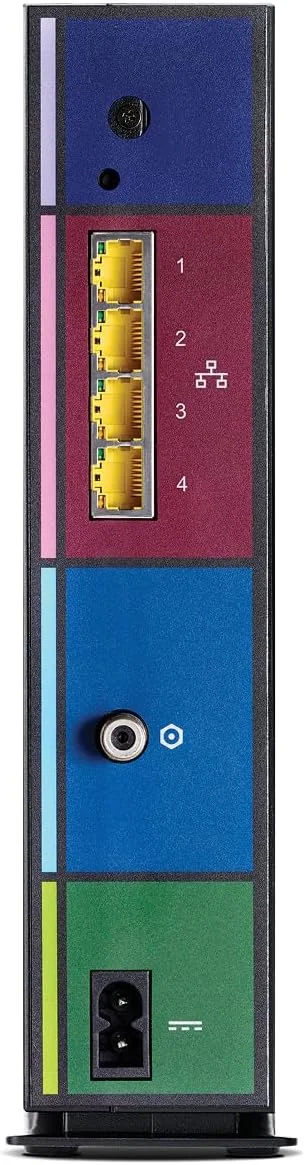 مودم کابلی ARRIS SURFboard SBG7400AC2 DOCSIS 3.0 و روتر وای‌فای AC2350 | تایید شده برای Comcast Xfinity، Cox، Charter Spectrum و غیره | چهار پورت 1 گیگابیت بر ثانیه | حداکثر سرعت اینترنت 800 مگابیت بر ثانیه