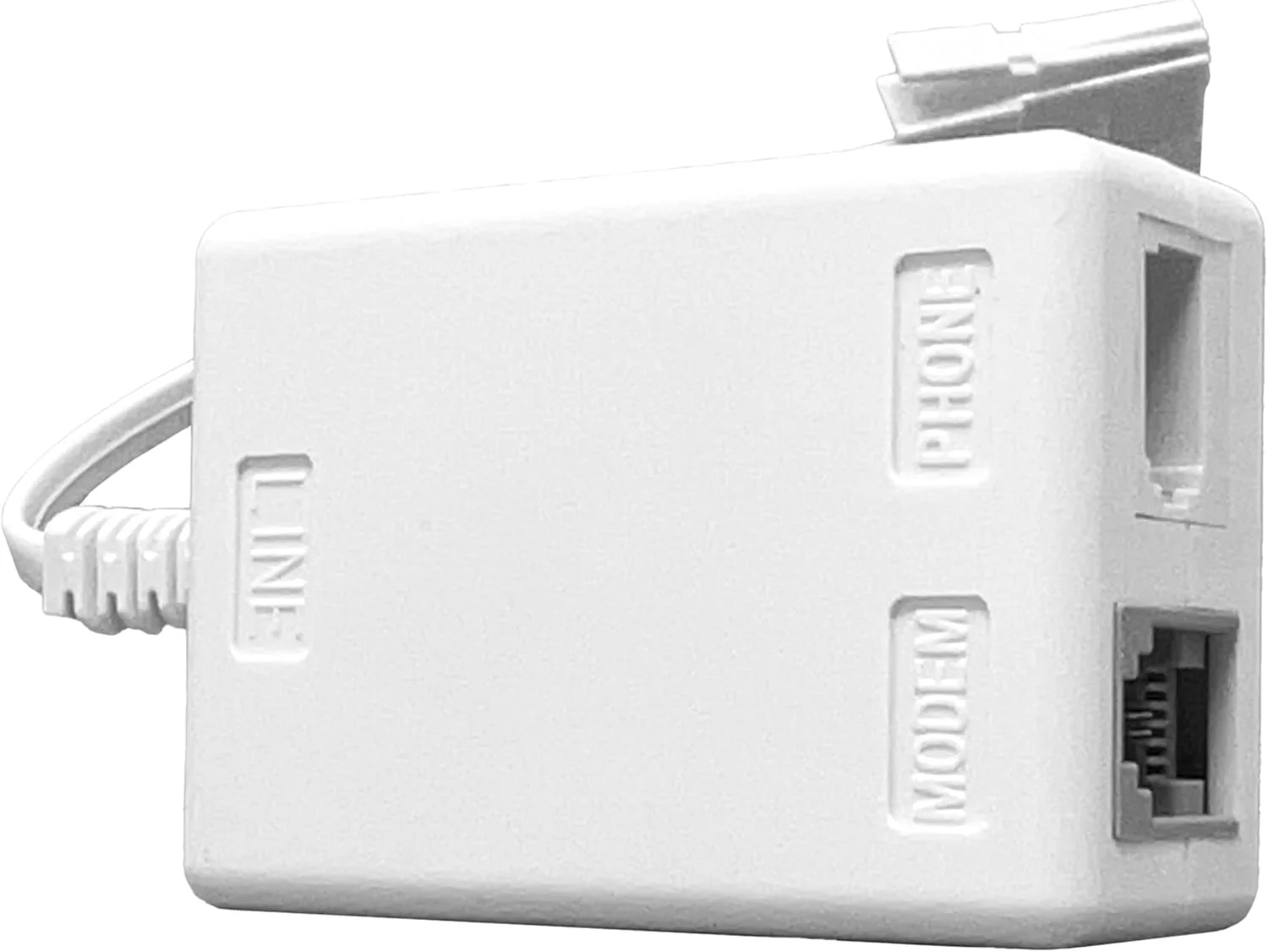 اسپلیتر میکروفیلتر ADSL با کابل 11 سانتی متری - برای اتصال داده های باند پهن ADSL به مودم یا روتر از طریق پورت RJ11 و اتصال ارتباط صوتی به تلفن یا سایر دستگاه های آنالوگ اسپلیتر میکروفیلتر ADSL با کابل 11 سانتی متری - برای اتصال داده های باند پهن ADSL به مودم یا روتر از طریق پورت RJ11 و اتصال ارتباط صوتی به تلفن یا سایر دستگاه های آنالوگ