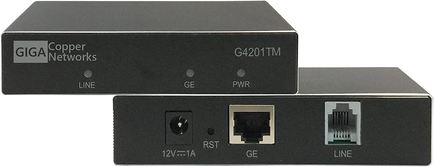 مودم G.hn Wave2 برای شبکه های خانگی - اترنت گیگابیتی از طریق کابل تلفن 1500 مگابیت در ثانیه تاخیر <1ms، مدل G4201TM