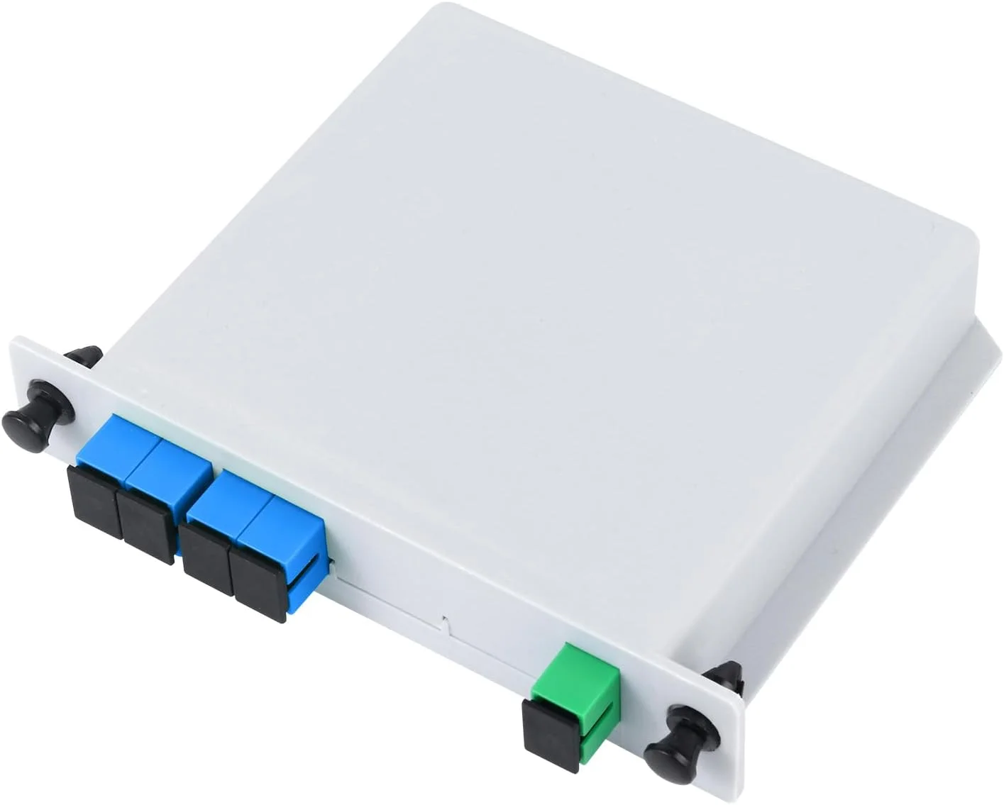 اسپلیتر فیبر نوری Duogalia SC/UPC PLC 1x4 کارتی، اسپلیتر فیبر نوری برای سیم کشی خانگی، LAN، اتاق های شبکه، جعبه توزیع فیبر