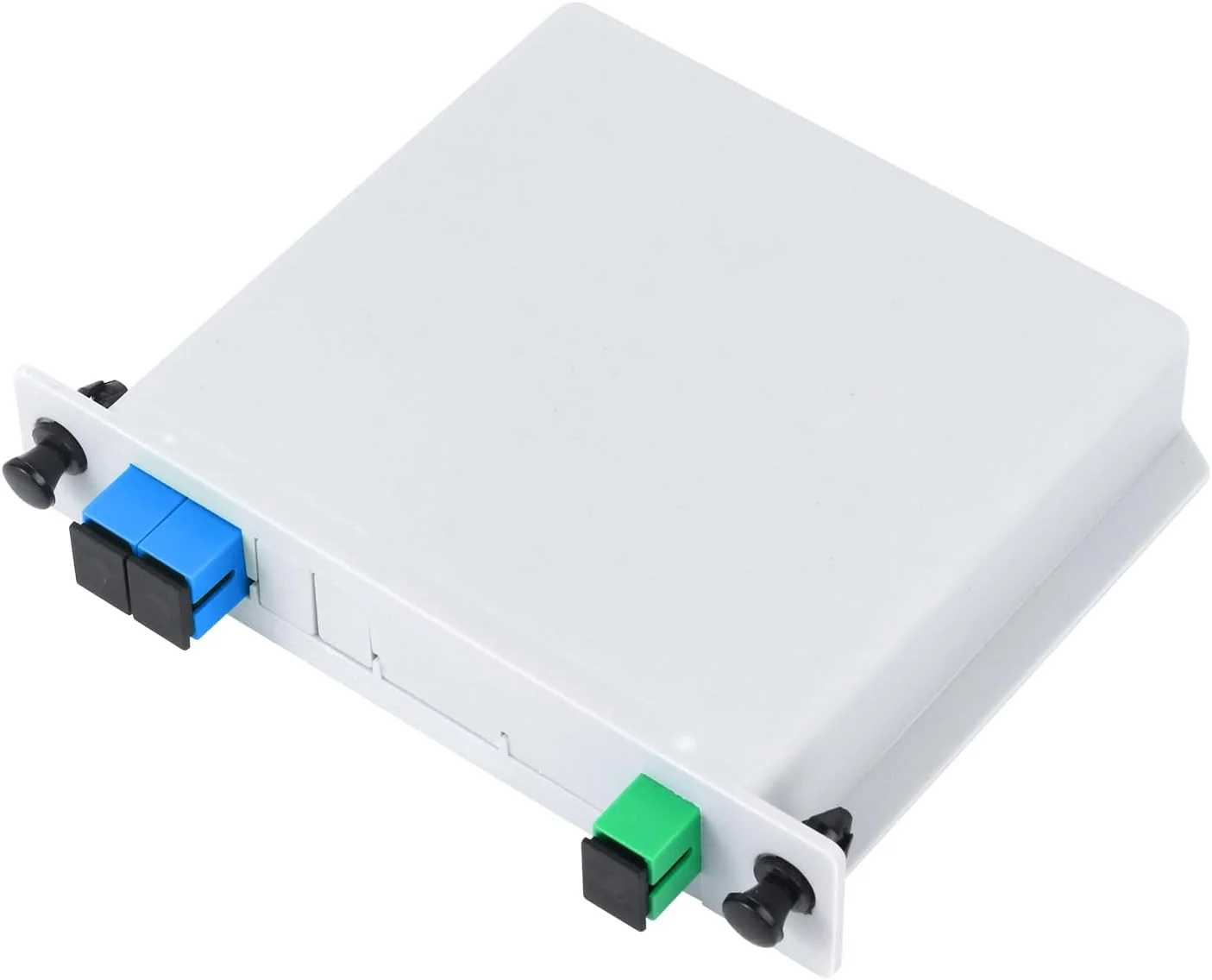 اسپلیتر فیبر نوری Duogalia SC/UPC PLC 1x2 کارتی، اسپلیتر فیبر نوری برای سیم کشی خانگی، LAN، اتاق های شبکه، جعبه توزیع فیبر