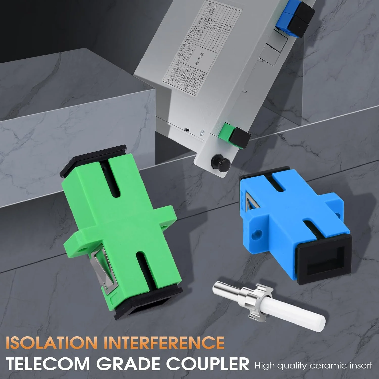 اسپلیتر فیبر نوری Duogalia SC/UPC PLC 1x2 کارتی، اسپلیتر فیبر نوری برای سیم کشی خانگی، LAN، اتاق های شبکه، جعبه توزیع فیبر اسپلیتر فیبر نوری Duogalia SC/UPC PLC 1x2 کارتی، اسپلیتر فیبر نوری برای سیم کشی خانگی، LAN، اتاق های شبکه، جعبه توزیع فیبر