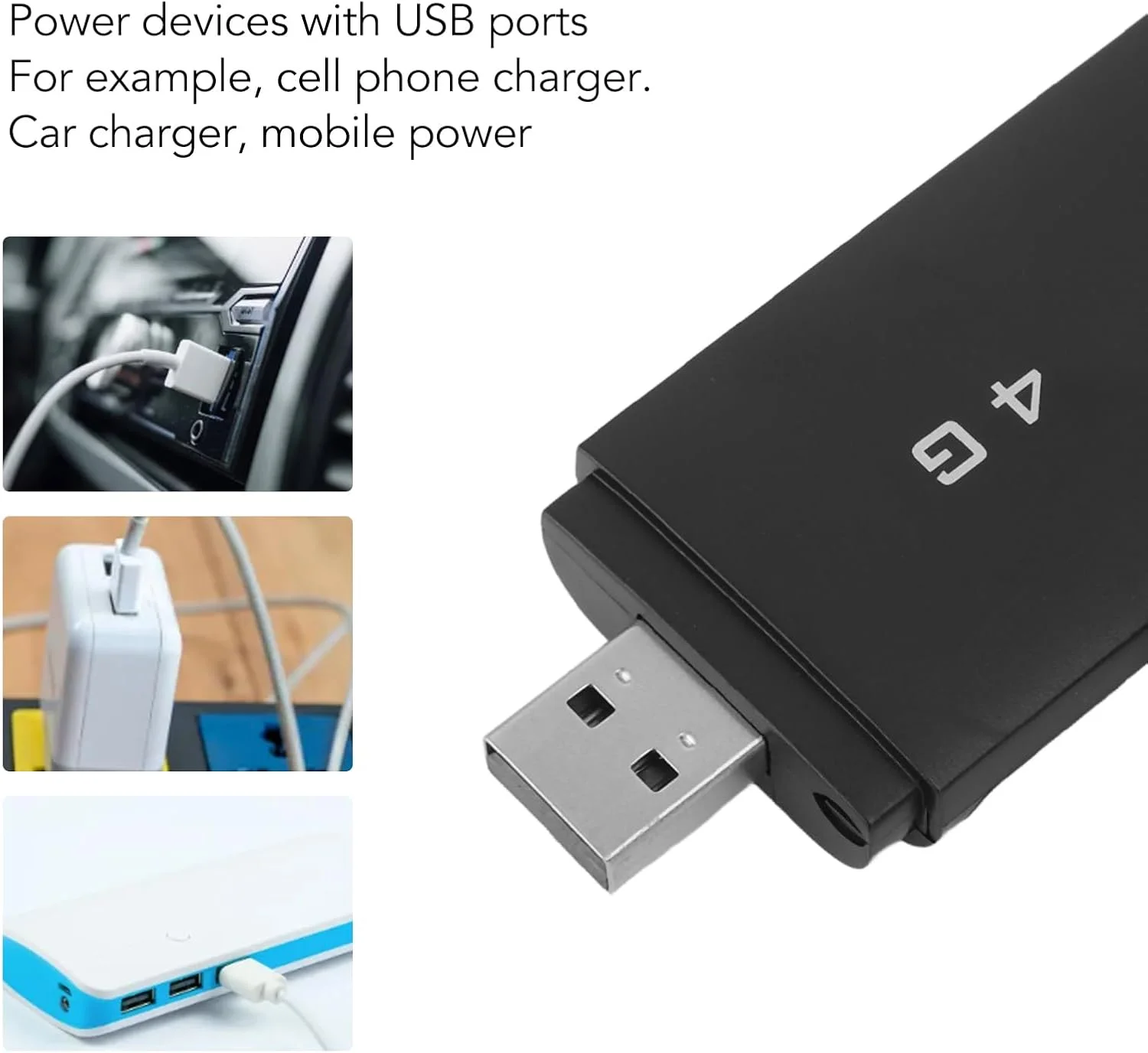 روتر وای فای قابل حمل USB 4G LTE مدل Asixxsix، پشتیبانی از 10 دستگاه، هات اسپات قابل حمل با درگاه USB اسلات سیم کارت، مودم وای فای پلاگ اند پلی برای تلفن، تبلت و لپ تاپ (مشکی)