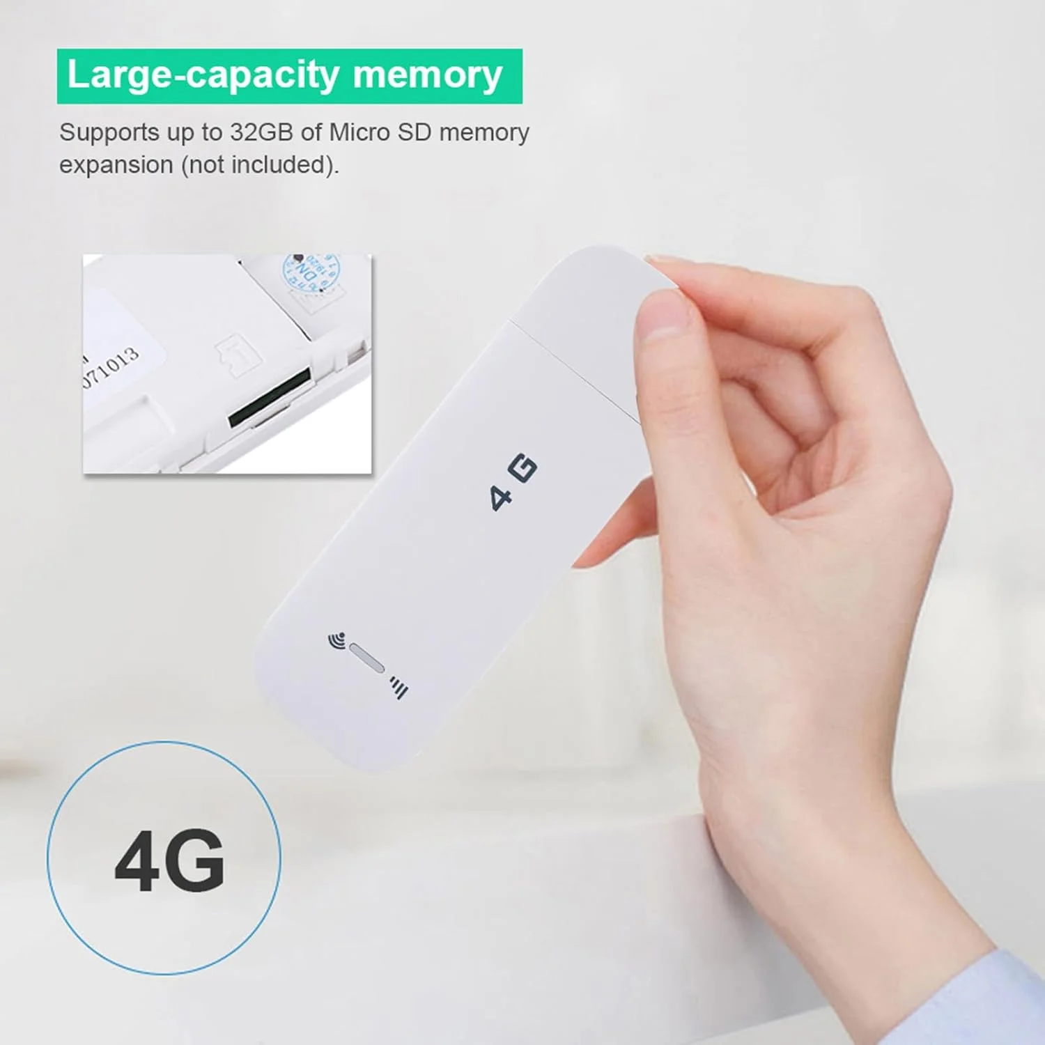 آداپتور 4G LTE Ejoyous 150Mbps، مودم روتر USB جیبی، اتصال آسان، سبک و قابل حمل