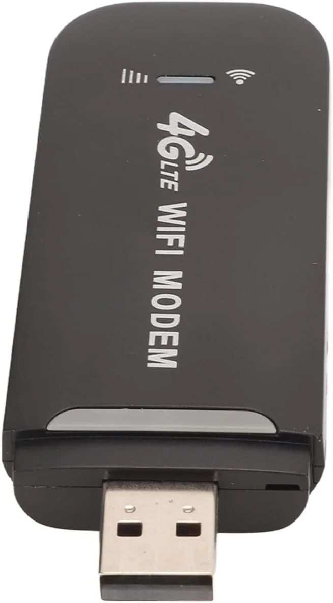 مودم وای فای USB 4G LTE فوکیتی، روتر قابل حمل 150 مگابیت بر ثانیه با اسلات سیم کارت، هات اسپات مسافرتی جیبی برای حداکثر 10 کاربر، وای فای همراه جیبی هات اسپات خودرو، مشکی
