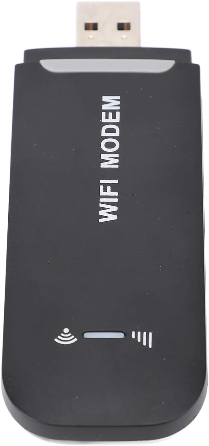 مودم وای فای قابل حمل عمومی، سیگنال پایدار 150 مگابیت بر ثانیه، پشتیبانی از 8 دستگاه متصل، مودم وای فای پلاگ اند پلی برای تلفن های همراه (مشکی)