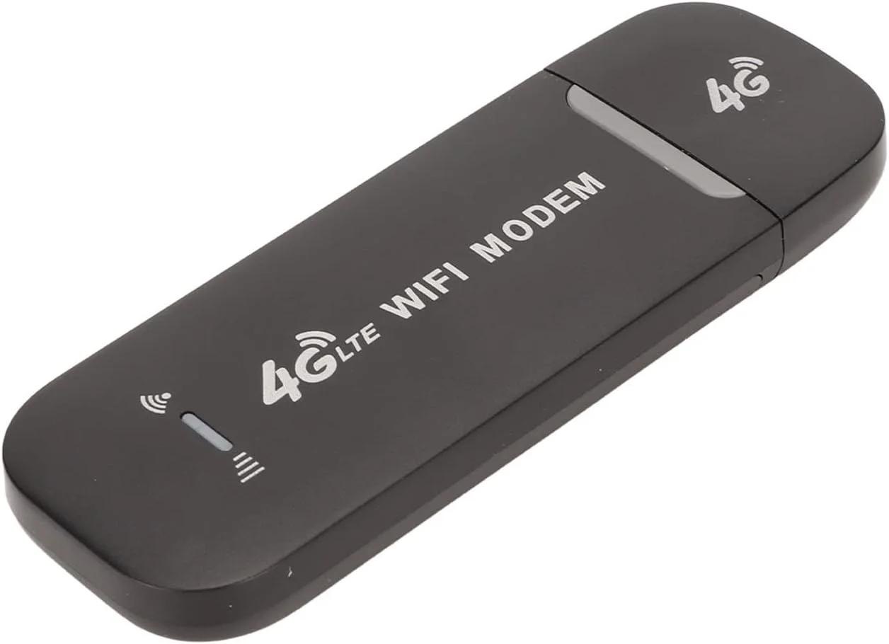 مودم وای فای USB 4G LTE فوکیتی، روتر قابل حمل 150 مگابیت بر ثانیه با اسلات سیم کارت، هات اسپات مسافرتی جیبی برای حداکثر 10 کاربر، وای فای همراه جیبی هات اسپات خودرو، مشکی