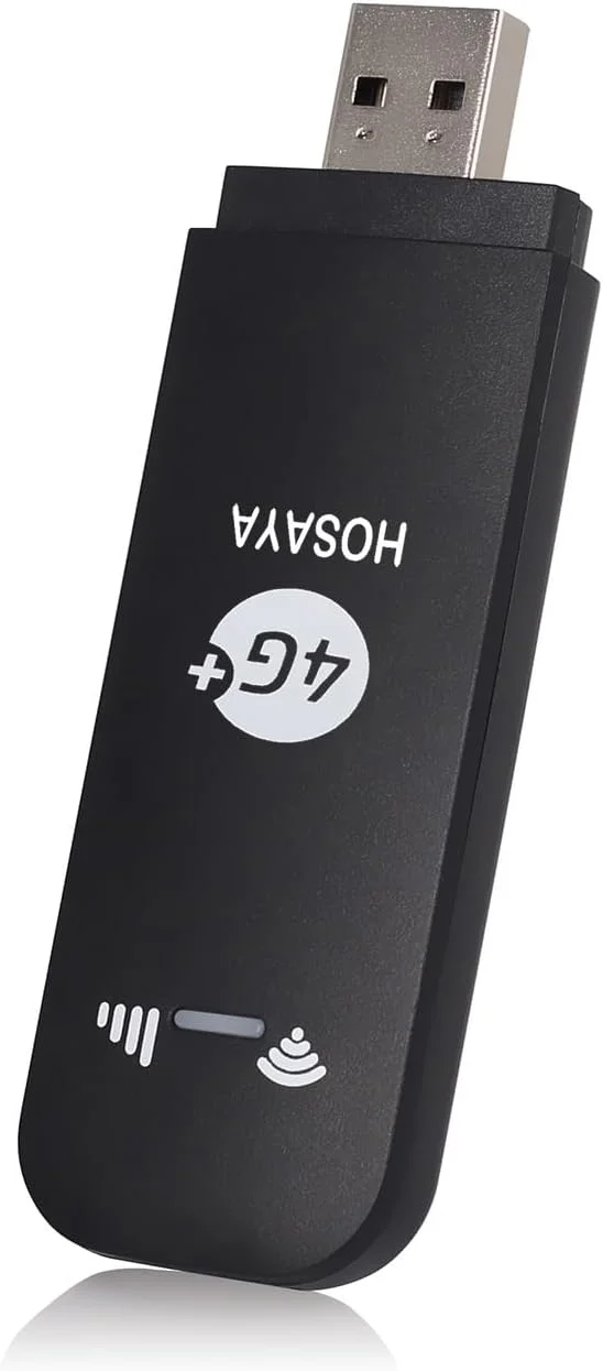 مودم وای فای قابل حمل 4G با قابلیت پشتیبانی از سیم کارت و اتصال 10 کاربر، روتر 4G LTE با درگاه سیم کارت، هات اسپات مسافرتی پرسرعت، مودم USB مینی، طراحی فشرده با ابعاد 88mmx28mmx9mm