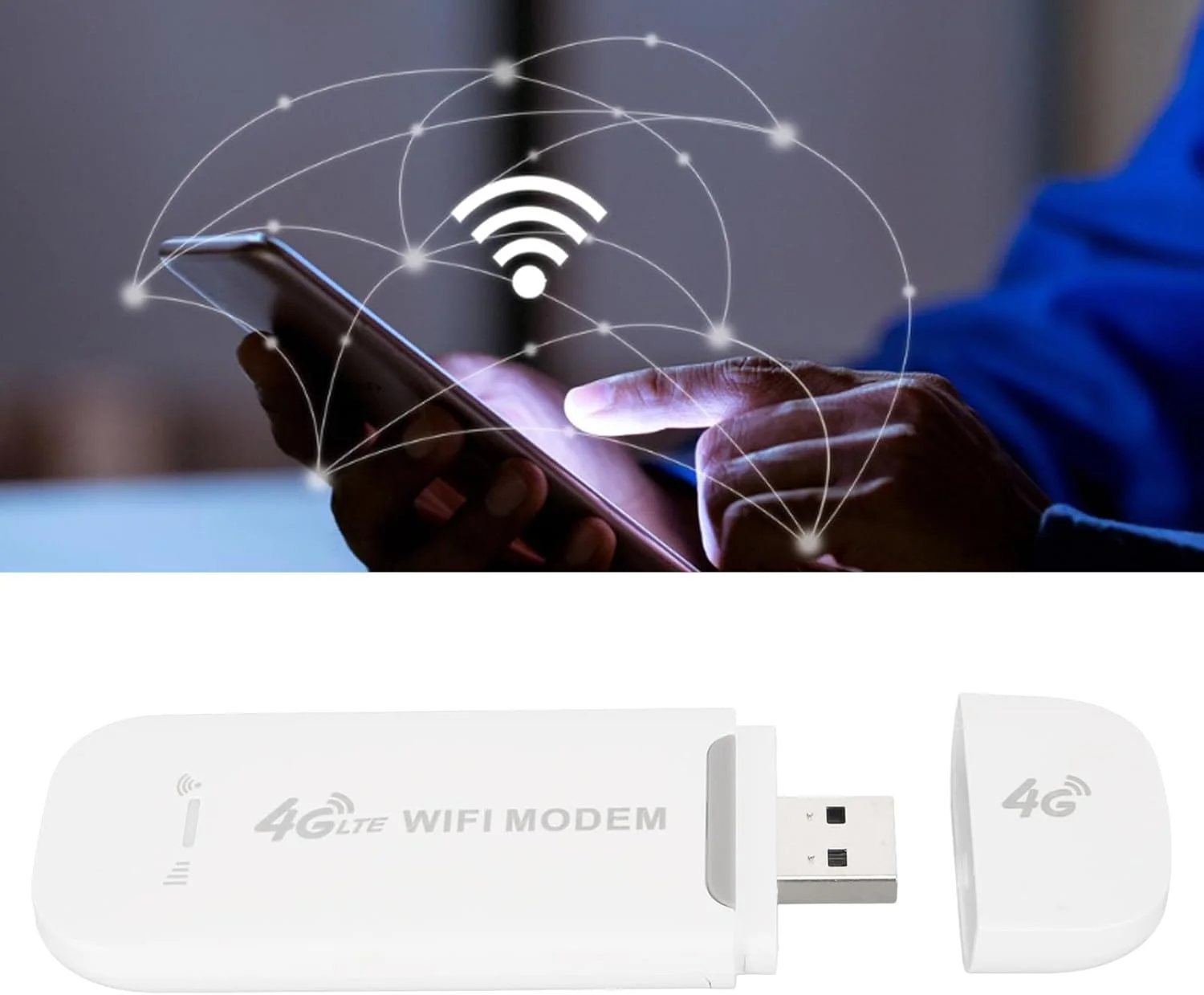 مودم وای فای قابل حمل 4G LTE USB با شیار سیم کارت مناسب برای سفر کاری مودم وای فای قابل حمل 4G LTE USB با شیار سیم کارت مناسب برای سفر کاری