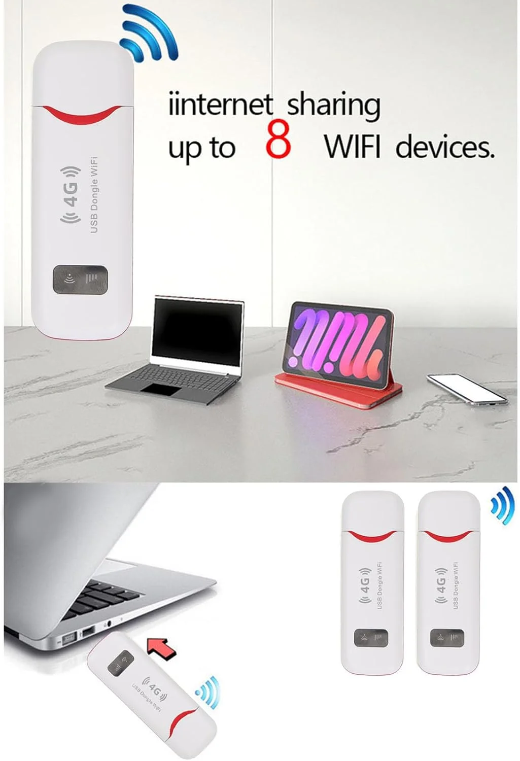 مودم دانگل USB 4G، روتر مسافرتی قابل حمل 4G با سرعت 150 مگابیت بر ثانیه با اسلات سیم کارت برای اروپا، آسیا، اقیانوسیه، آفریقا، ایجاد هات اسپات برای پخش آنلاین ویدیو، پشتیبانی از مودم دانگل USB 4G، روتر مسافرتی قابل حمل 4G با سرعت 150 مگابیت بر ثانیه با اسلات سیم کارت برای اروپا، آسیا، اقیانوسیه، آفریقا، ایجاد هات اسپات برای پخش آنلاین ویدیو، پشتیبانی از