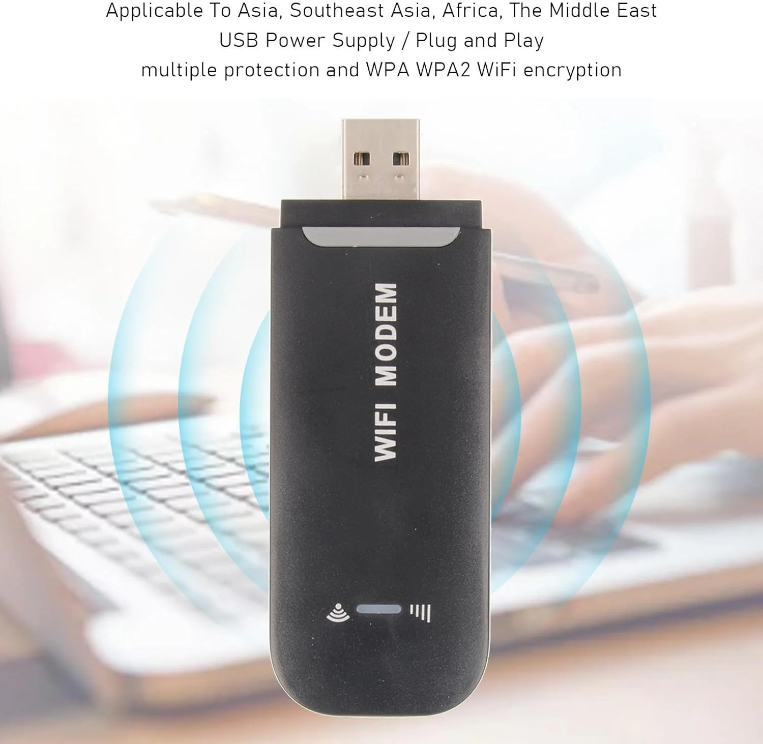 مودم روتر وای فای 4G با سرعت 150 مگابیت بر ثانیه، مناسب سفر و منزل، دارای درگاه سیم کارت، قابلیت اشتراک گذاری تا 10 کاربر (مشکی)