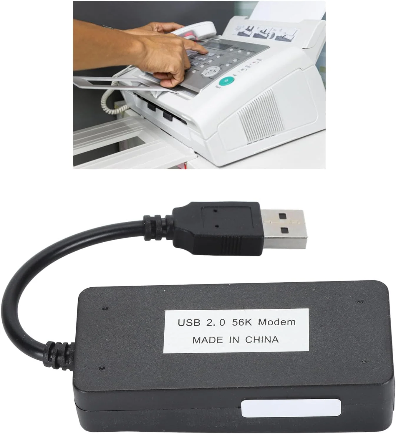 مودم فکس دیتا اکسترنال USB 56K تاپیکی، پورت های دوگانه RJ11، نمایشگر شماره تماس، سازگار با ویندوز/لینوکس مودم فکس دیتا اکسترنال USB 56K تاپیکی، پورت های دوگانه RJ11، نمایشگر شماره تماس، سازگار با ویندوز/لینوکس