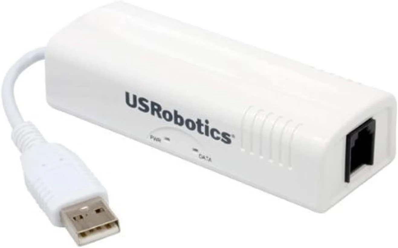 مودم فکس اکسترنال USB دایال-آپ USRobotics با قابلیت صدا (USR5637)