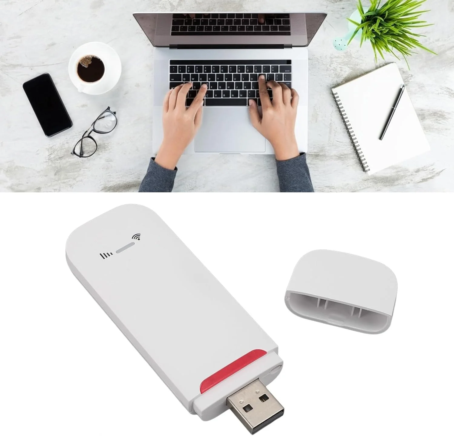 مودم USB 4G LTE با سرعت 500 مگابیت بر ثانیه، هات اسپات جهانی، مودم بی سیم قابل حمل برای اروپا، آسیا، آفریقا، اتصال آسان، اشتراک گذاری برای 10 کاربر