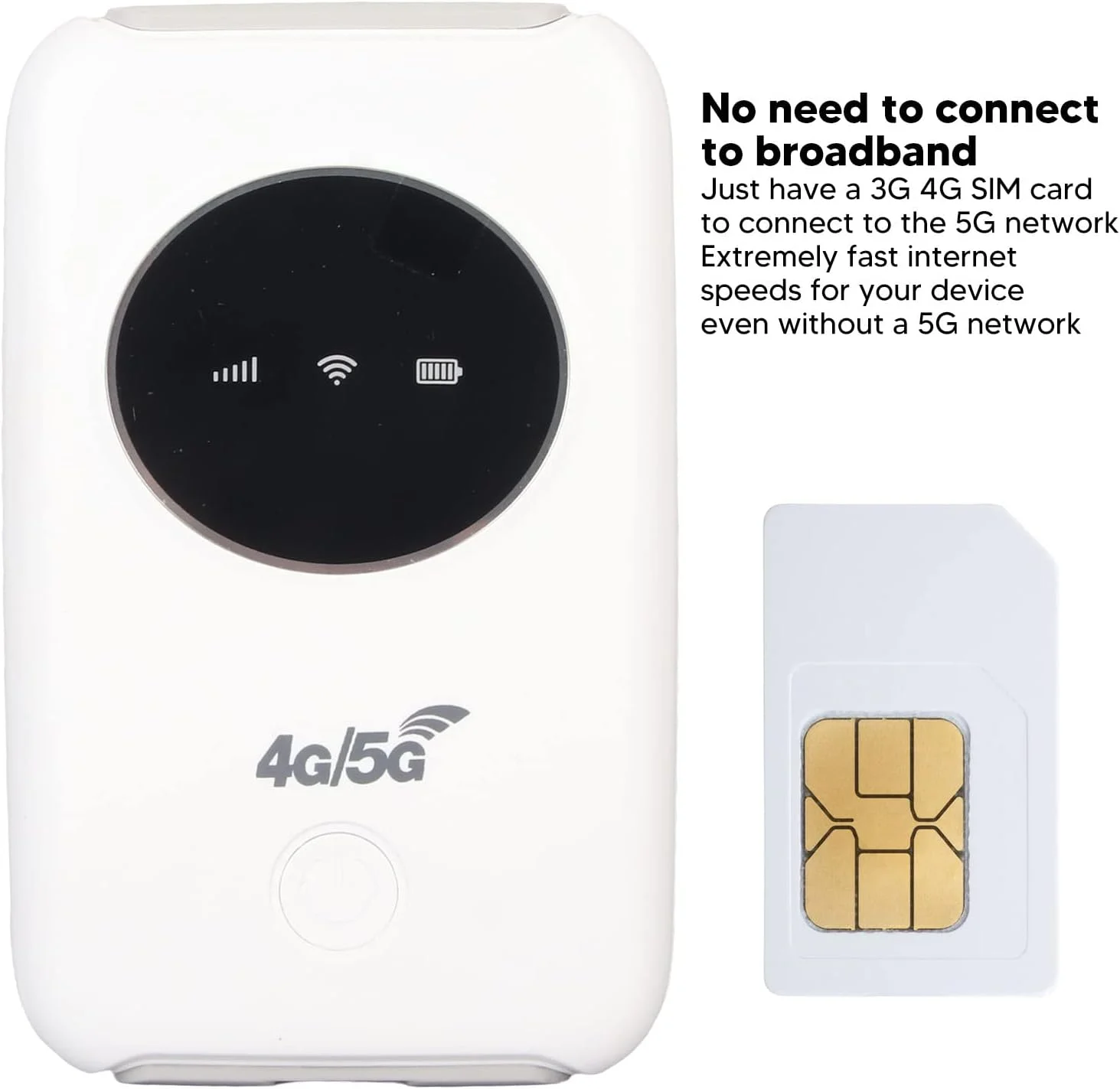 مودم وای فای USB 4G LTE، دستگاه های اینترنت موبایل 300 مگابیت بر ثانیه سرعت بالا، هات اسپات مسافرتی قابل حمل وای فای با شکاف کارت میکرو سیم