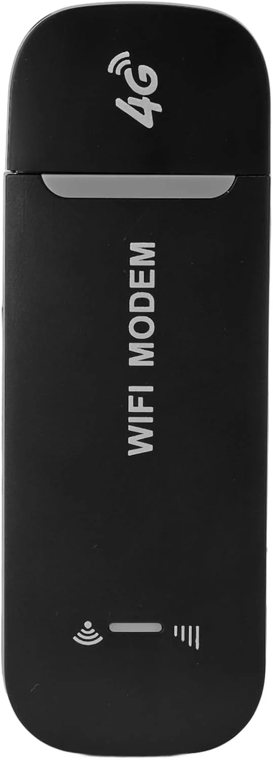 مودم USB 4G Zopsc، روتر مودم TUSB قابل حمل با اسلات سیم کارت، مینی روتر هات اسپات مسافرتی قابل حمل با قابلیت اتصال و پخش (مشکی)