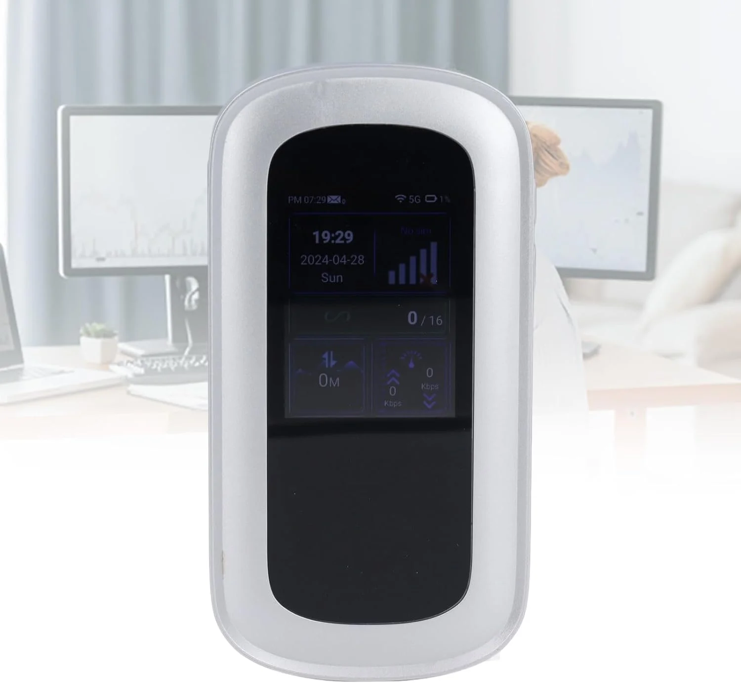 هات‌اسپات وای‌فای موبایل 5G، روتر هات‌اسپات وای‌فای دو بانده IP54 با سرعت دانلود 2.77 گیگابیت بر ثانیه و سرعت آپلود 1.25 گیگابیت بر ثانیه، تا 15 برابر سریع‌تر، پشتیبانی از 16 دستگاه به طور همزمان، کارت NANO SIM