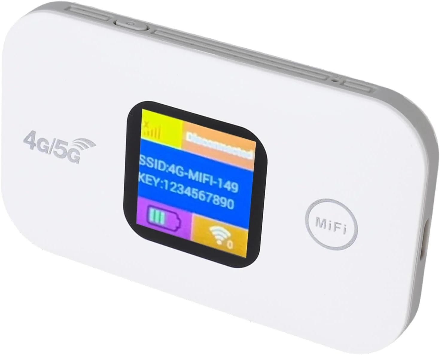 مودم همراه 4G 5G پرسرعت Bewinner برای مسافرت و کمپینگ - دستگاه اینترنت وای فای قابل حمل 300 مگابیت بر ثانیه با اسلات سیم کارت، اتصال 10 کاربر، صفحه نمایش LED