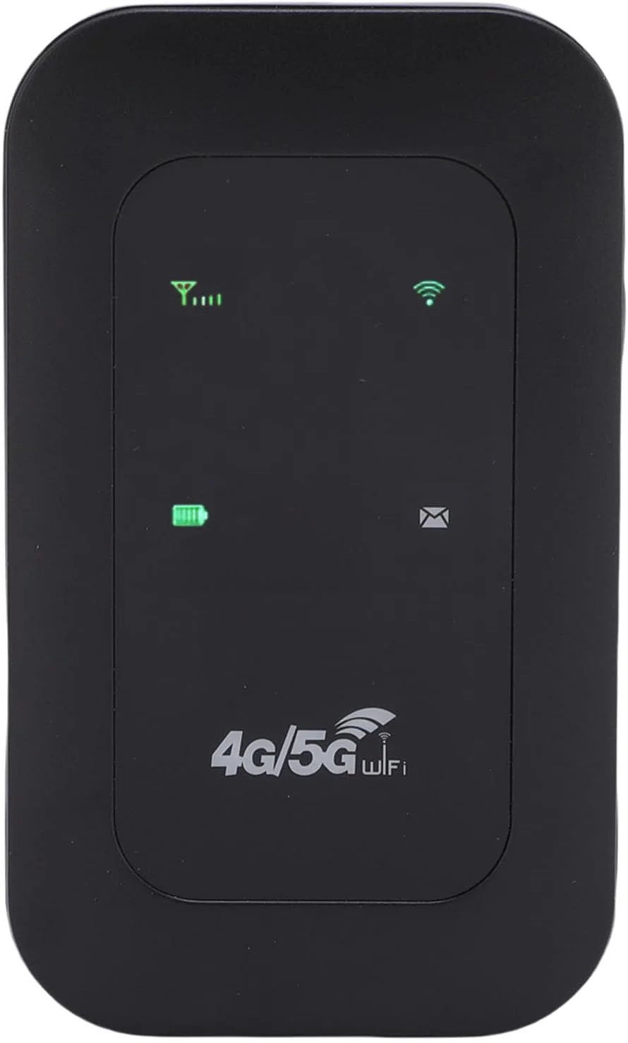 روتر هات اسپات وای فای موبایل 4G/5G، سرعت 300 مگابیت بر ثانیه، اتصال 10 دستگاه، باتری 3200 میلی آمپر ساعت، درگاه سیم کارت، نمایشگر LED، مناسب برای مسافرت
