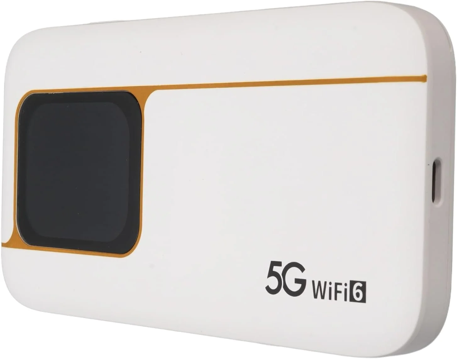 هات اسپات موبایل 5G، روتر قابل حمل با صفحه لمسی 2.01 اینچی WiFi 6 با باتری 7100 میلی آمپر ساعتی و اسلات سیم کارت برای سفر، خانه، 16 دستگاه، سرعت 2.77 گیگابیت بر ثانیه، ضد آب IP67