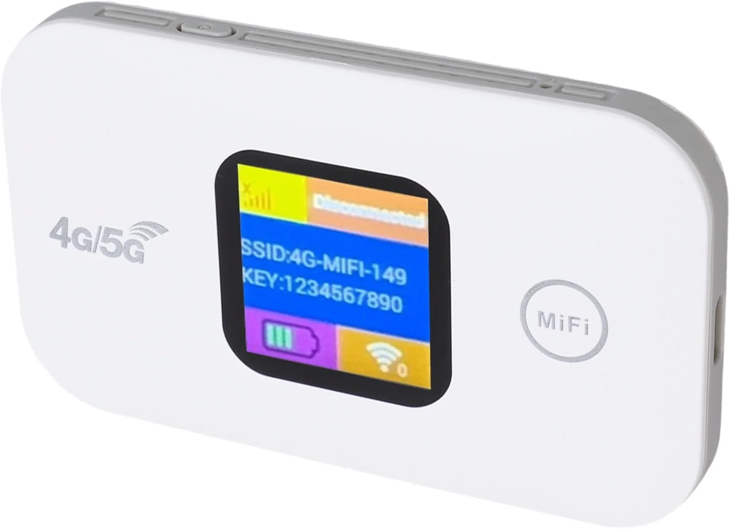 هات اسپات موبایل 4G 5G Luqeeg، هات اسپات وای فای قابل حمل 300 مگابیت بر ثانیه برای مسافرت با اسلات سیم کارت، نمایشگر LED، روتر مسافرتی قابل شارژ برای خانه، کار، پشتیبانی از اتصال 10 دستگاه