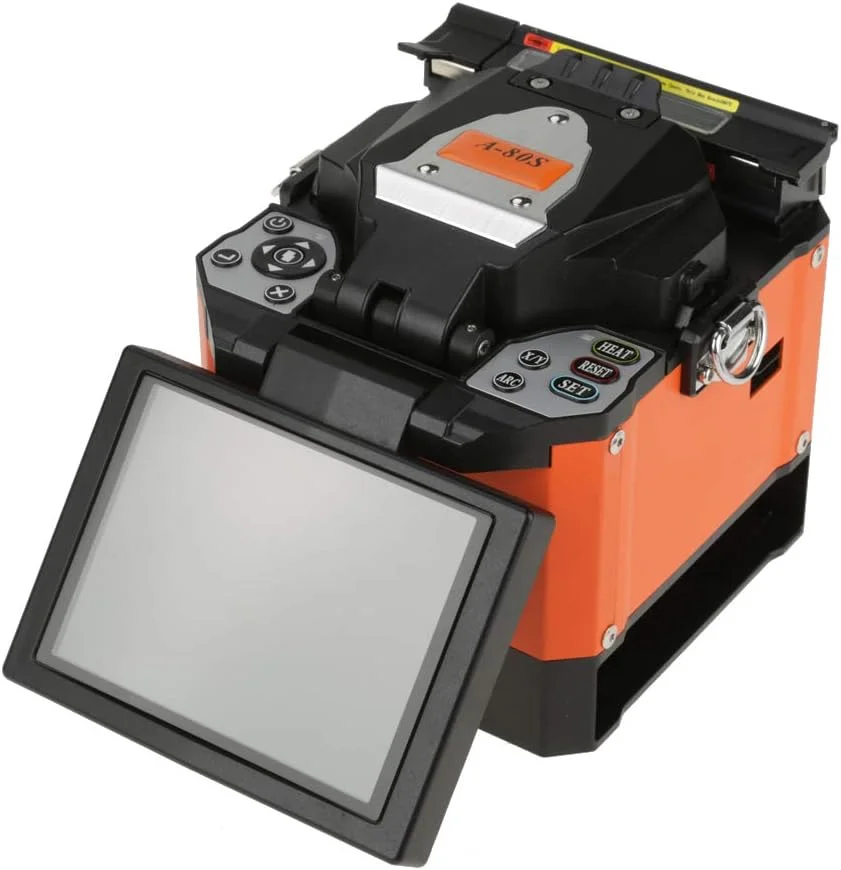 دستگاه جوش فیبر نوری Eujgoov A-80S، دستگاه اتصال فیبر نوری 100V-240V 50/60Hz