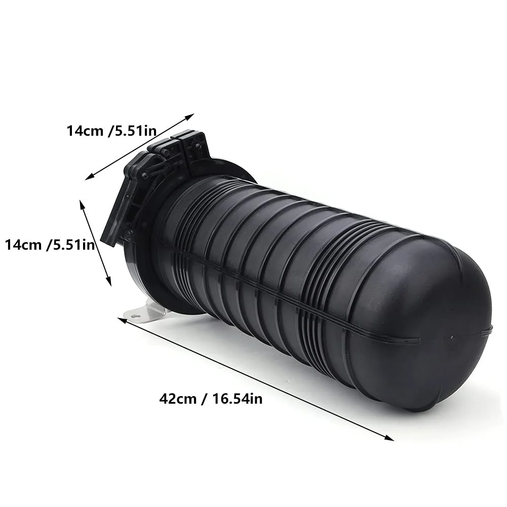 جعبه اتصال فیبر نوری 2 عددی، 1 تا 4 لایه، دیسک اتصال عمودی، جعبه اتصال فیبر ضد آب IP68